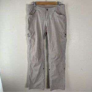 Kuhl Legendary Womens Convertible Cargo Pants Stretch Cotton Blend SZ 10 Hiking